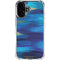 Ocean Blue Brush Stroke by Etta Vee iPhone 17 Clear Case